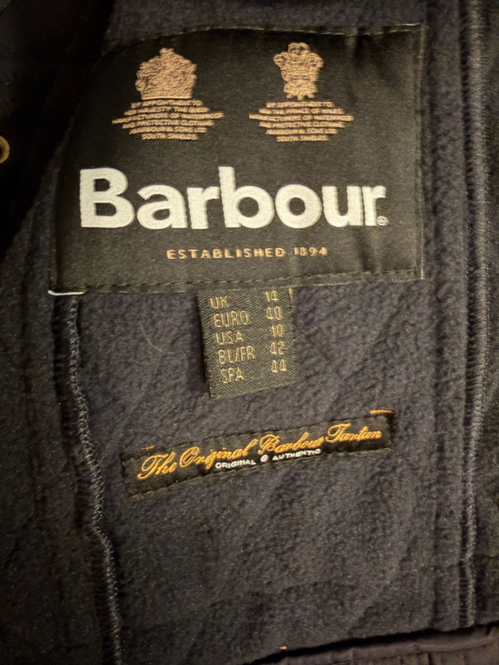 Barbour Beadnell Polarquilt Coat - Sz 10 - Picture 4 of 4